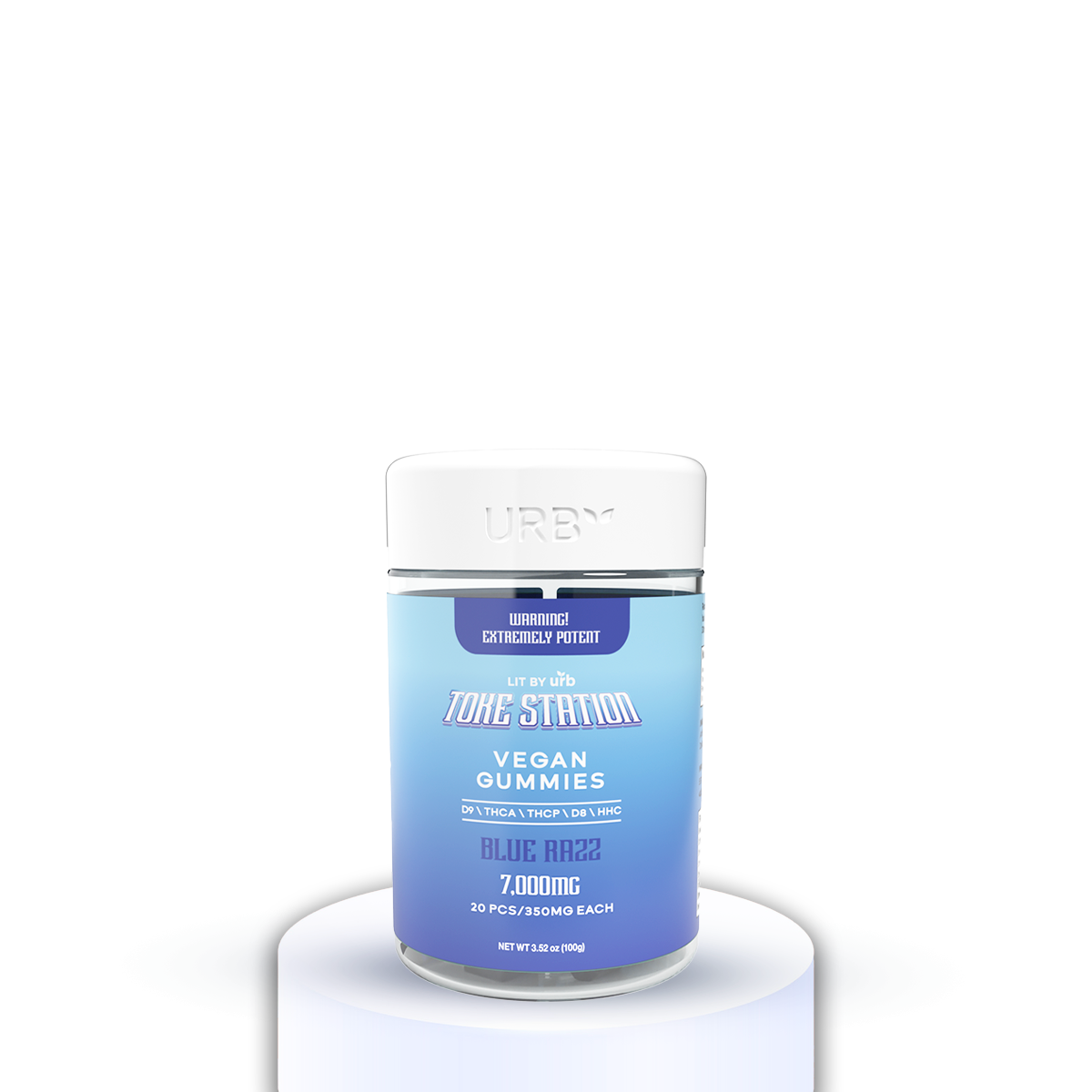 URB Toke Station 7000mg Blue Razz Gummies – Urb Toke Station